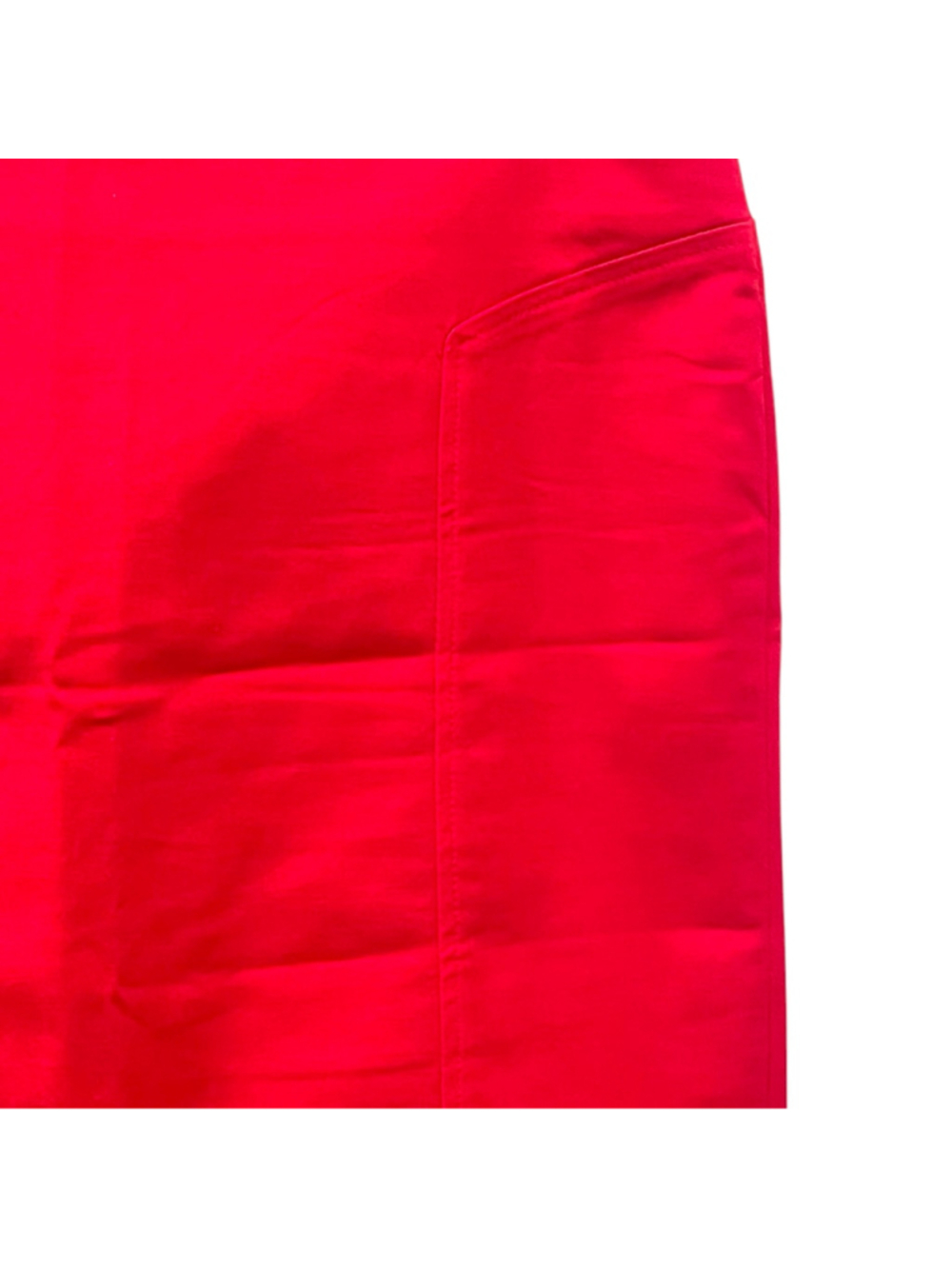 Women's Size 10 Darjoni Pencil Skirt Kick Pleat Red Career Business - Picture 2 of 9